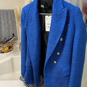 New Zara royal blue blazer